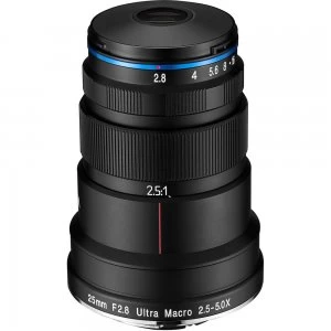 Image of Laowa 25mm f2.8 2.5 5X Ultra Macro Lens for Sony E mount Black