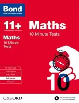 Image of Maths 8-9 years 10 minute tests by Sarah Lindsay