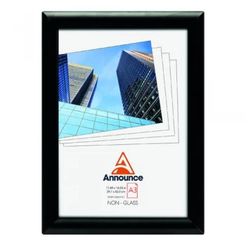 image of Announce Snap Frame A3 Black AA06223