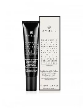 Image of Brightening & De-Puffing Hyaluronic Overnight Eye Recovery Mask