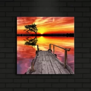 Image of 4040?ACT-4 Multicolor Decorative LED Lighted Canvas Painting