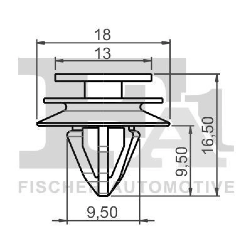 Image of FA1 Trim clip FA1 89-40016.5
