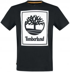 Timberland YC Stack Logo Tee T-Shirt black