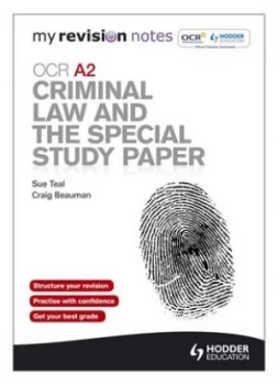 Image of Ocr A2 Criminal Law and the Special Study Paper by Sue Teal Paperback
