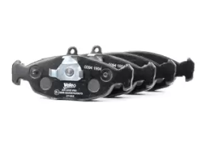 Image of VALEO Brake pad set 301356 Brake pads,Brake pad set, disc brake OPEL,JAGUAR,DAEWOO,Corsa B Schragheck (S93),Astra F CC (T92),Astra F Caravan (T92)