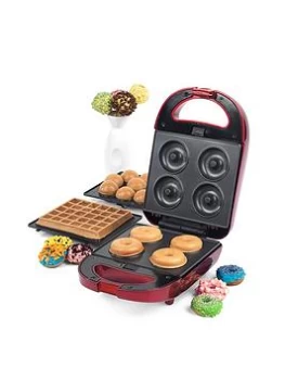 image of Giles & Posner Giles & Posner 3 In 1 Mini Treat Maker (Doughnuts, Cake Pops & Waffles)