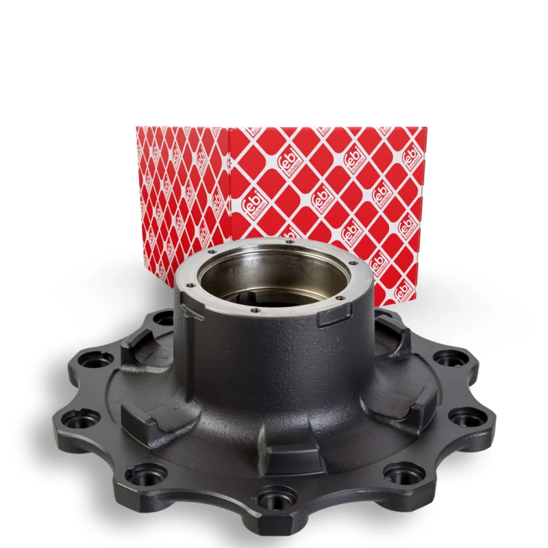 Image of FEBI BILSTEIN 174171 Wheel Hub Rear Axle, without wheel bearing Wheel Hub (653)