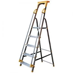 Image of Platform Steps Aluminium 150kg 5 Steps 1640 x 460 x 110 mm