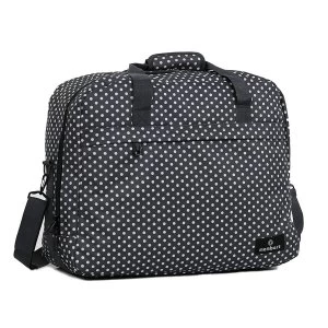 image of Members by Rock Luggage Essential Carry-On Travel Bag Polka Dot