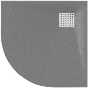 Image of Maya Rio Quadrant Shower Tray 800X800mm Grey
