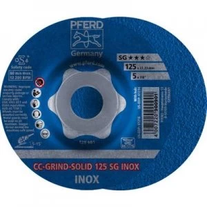 image of PFERD 64186125 Cc-Grind-Solid Sg Inox Grinding disc (off-set) 125mm 22.23mm 10 pc(s)