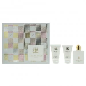 image of Trussardi Donna Tweed Weekend Gift Set 30ml Eau de Parfum + 30ml Body Lotion + 30ml Shower Gel