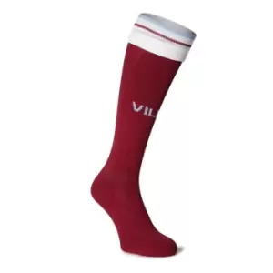 Image of Castore Aston Villa FC Pro Home Sock - Purple