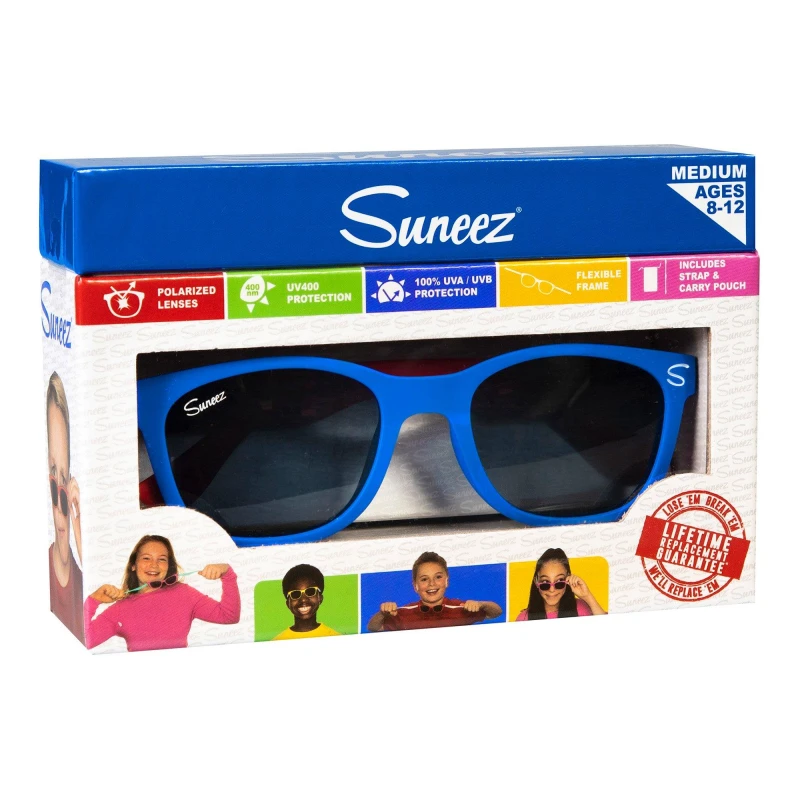 Image of Suneez Polarised Sunglasses Juniors - Blue Blue 8-12yrs