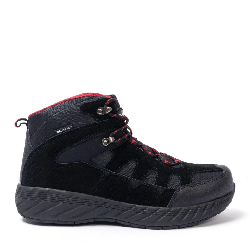 Image of Donnay Men Suede Boots - Black 6.5