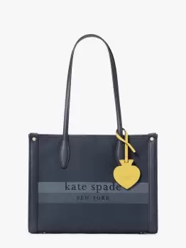 Image of Market Denim Medium Tote - Denim Multi - One Size