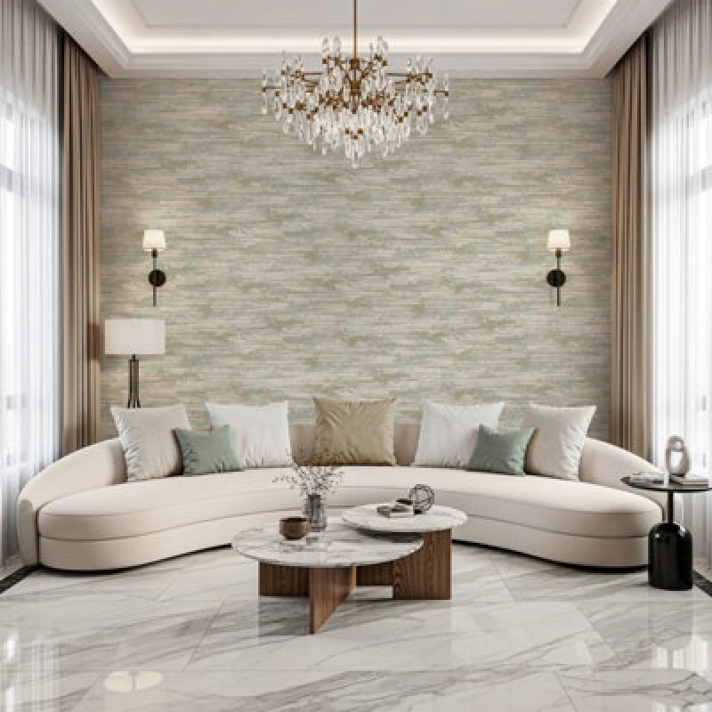 Image of Belgravia Decor Oakah Sage Wallpaper