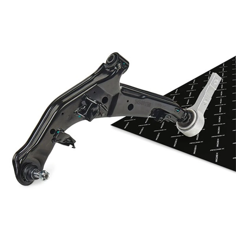 Image of RIDEX 273C0516 Suspension arm Control Arm, Sheet Steel, Front Axle Left, with rubber mount Sheet Steel Track Control Arm (273)