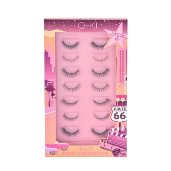 image of Q-KI V.I.P Lash Collection Set 7 Pairs False Eyelashes + Eyelash Glue