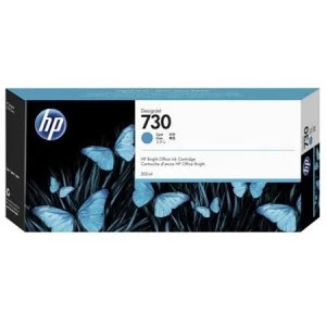 Image of HP 730 Cyan Ink Cartridge 300ml