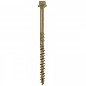 Hex Head Index Wood Screws 8mm 100mm Pack of 10