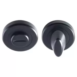 Image of Serozzetta Turn & Release on Concealed Fix Round Rose - Matt Black