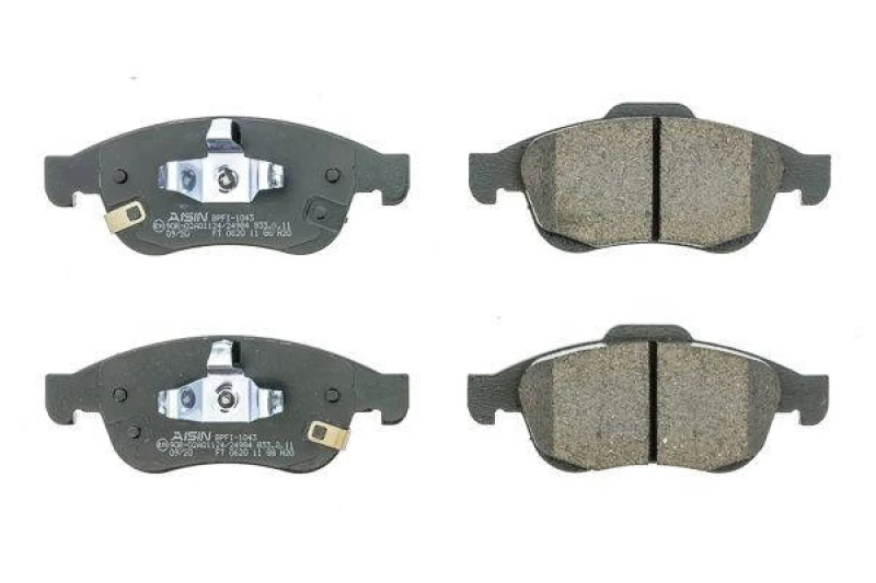 Image of AISIN BPFI-1043 Brake pad set Premium ADVICS by AISIN with acoustic wear warning Brake Pad Set,disc brake (402)