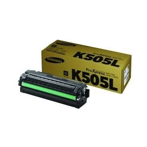 Image of Samsung CLT K505L High Yield Black Laser Toner Ink Cartridge