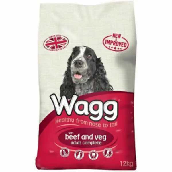 Image of Wagg Original Beef and Veg Dry Dog Food 12Kg