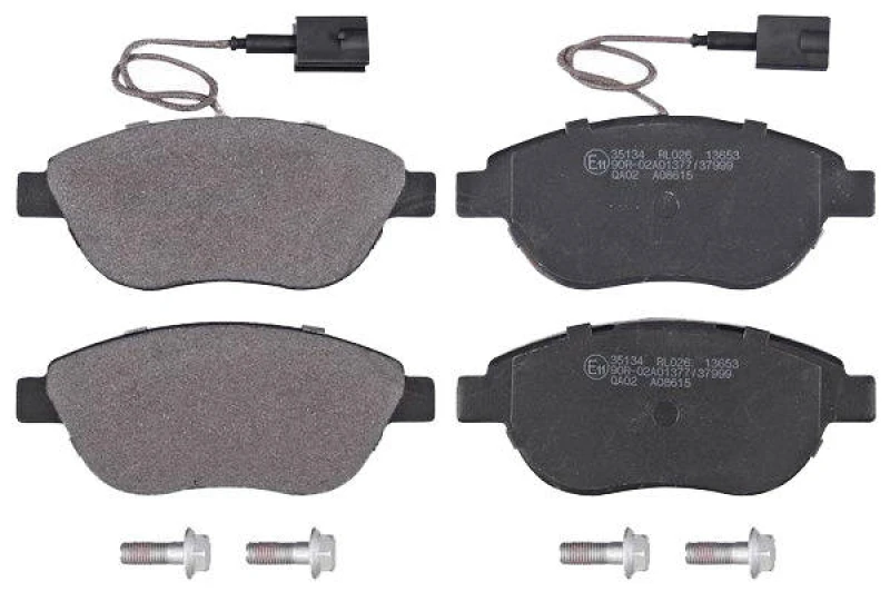 Image of A.B.S. 35134 Brake pad set with integrated wear sensor Brake Pad Set,disc brake (402)