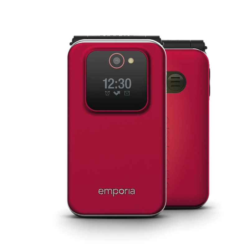 Image of Emporia Emporia JOY 7.11cm (2.8") 113g Black, Red Entry-level phone V228.V3.RD.01