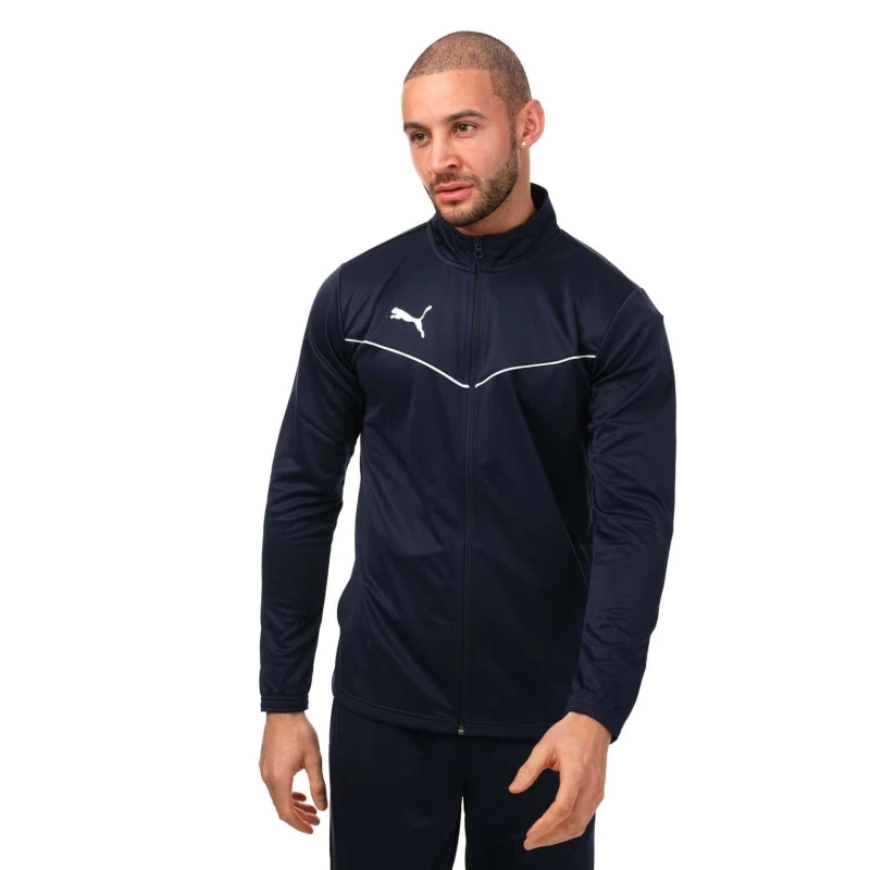 Image of Puma Team Rise Training Poly Jacket - Blue Blue M