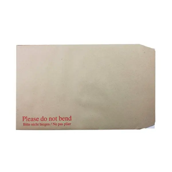 image of Q-Connect Q-Connect C4 Envelopes Board Back Peel and Seal 115gsm Manilla (Pack of 125) KF3521 KF3521