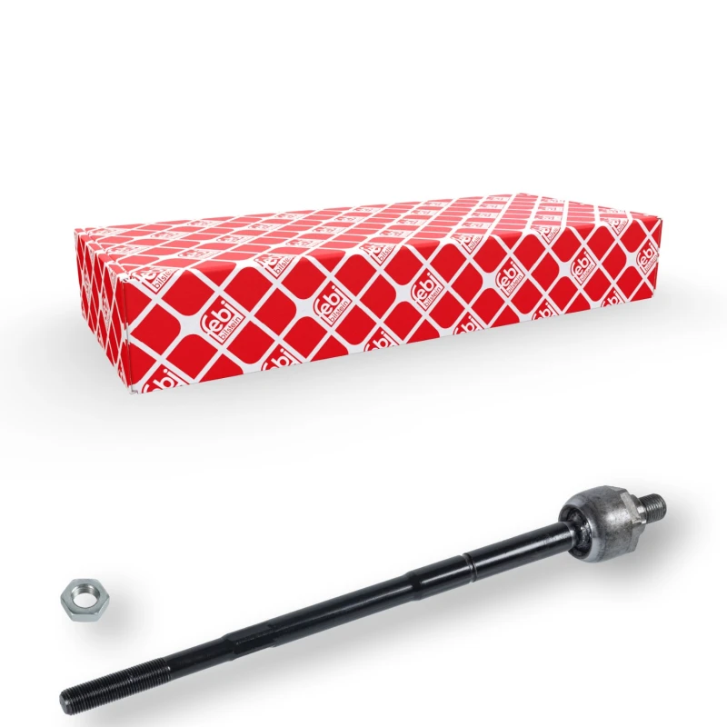 Image of FEBI BILSTEIN 42243 Inner Tie Rod Front axle both sides, with counter nut Inner Tie Rod (51)