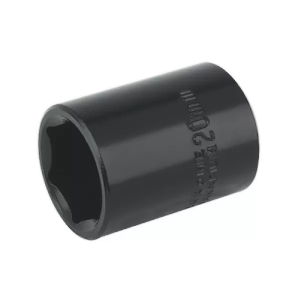 image of Genuine SEALEY IS1220 Impact Socket 20mm 1/2Sq Drive