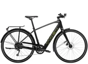 Image of 2023 Trek FX+ 2 Hybrid Electric Bike in Satin Trek Black