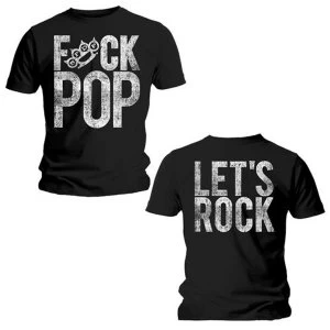 Image of Five Finger Death Punch - F*ck Pop Unisex XX-Large T-Shirt - Black