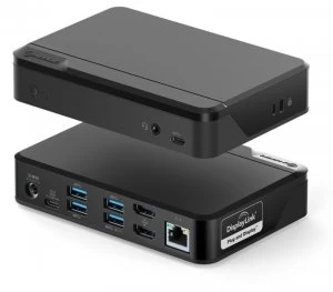 image of ALOGIC Universal Twin HD Pro Docking Station with 85W Power Delivery a