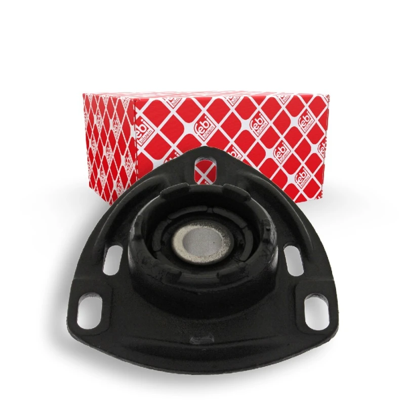Image of FEBI BILSTEIN 01876 Top strut mount Front Axle, without bearing Elastomer Suspension Strut Support Bearing (1180)