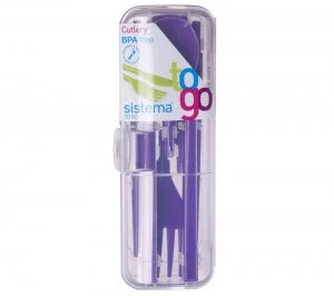 Image of Sistema Cutlery To Go Lime