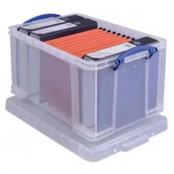 Image of Really Useful Plastic Storage Box 48 Litre Clear - 48CCB 46871RU EXR46871RU