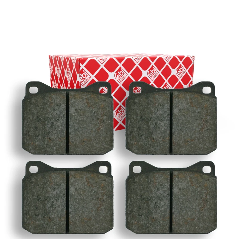 Image of FEBI BILSTEIN 16220 Brake pad set Front Axle, excl. wear warning contact Brake Pad Set,disc brake (402)