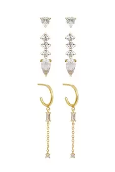 Image of Sterling Silver 925 Multipack Hoop Earrings