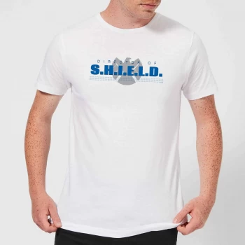 Image of Marvel Avengers Director Of Shield Mens T-Shirt - White - XS