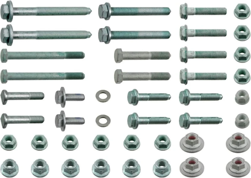 Image of FEBI BILSTEIN 24804 Mounting Kit, control lever Front Axle Mounting Kit,control lever (1597)