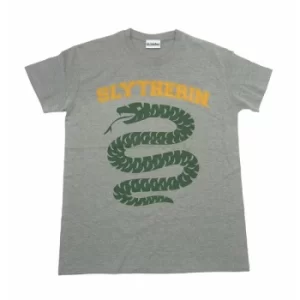 Image of Slytherin University Grey Reverse Harry Potter Unisex T-Shirt Small