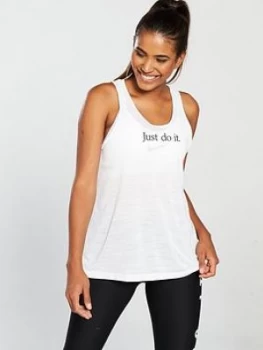 Image of Nike Training Studio JDI Tank White Size L Women