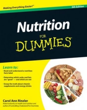 Image of Nutrition for Dummies by Carol Ann Rinzler Paperback