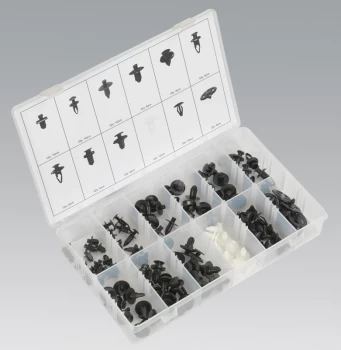 image of Sealey BTC20 Trim Clip Assortment for Nissan 123pc