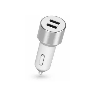 image of Dual USB In Car Charger Silver 3.4A